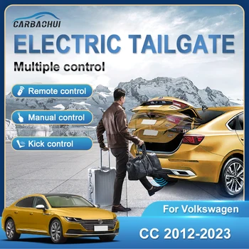  Автомобильная электрическая задняя дверь Доводчик двери автомобиля Электрический багажник Датчик удара ногой Комплект питания задней двери для Volkswagen VW CC 2012-2023