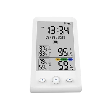 Tuya WIFI Датчик температуры и влажности Гигрометр Термометр Умный дом для детской спальни