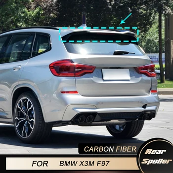  Спойлер заднего багажника автомобиля Крыло для BMW X3M F97 2018-2022 Хвост Задний багажник Крышка багажника Крыло Спойлер Углеродное волокно